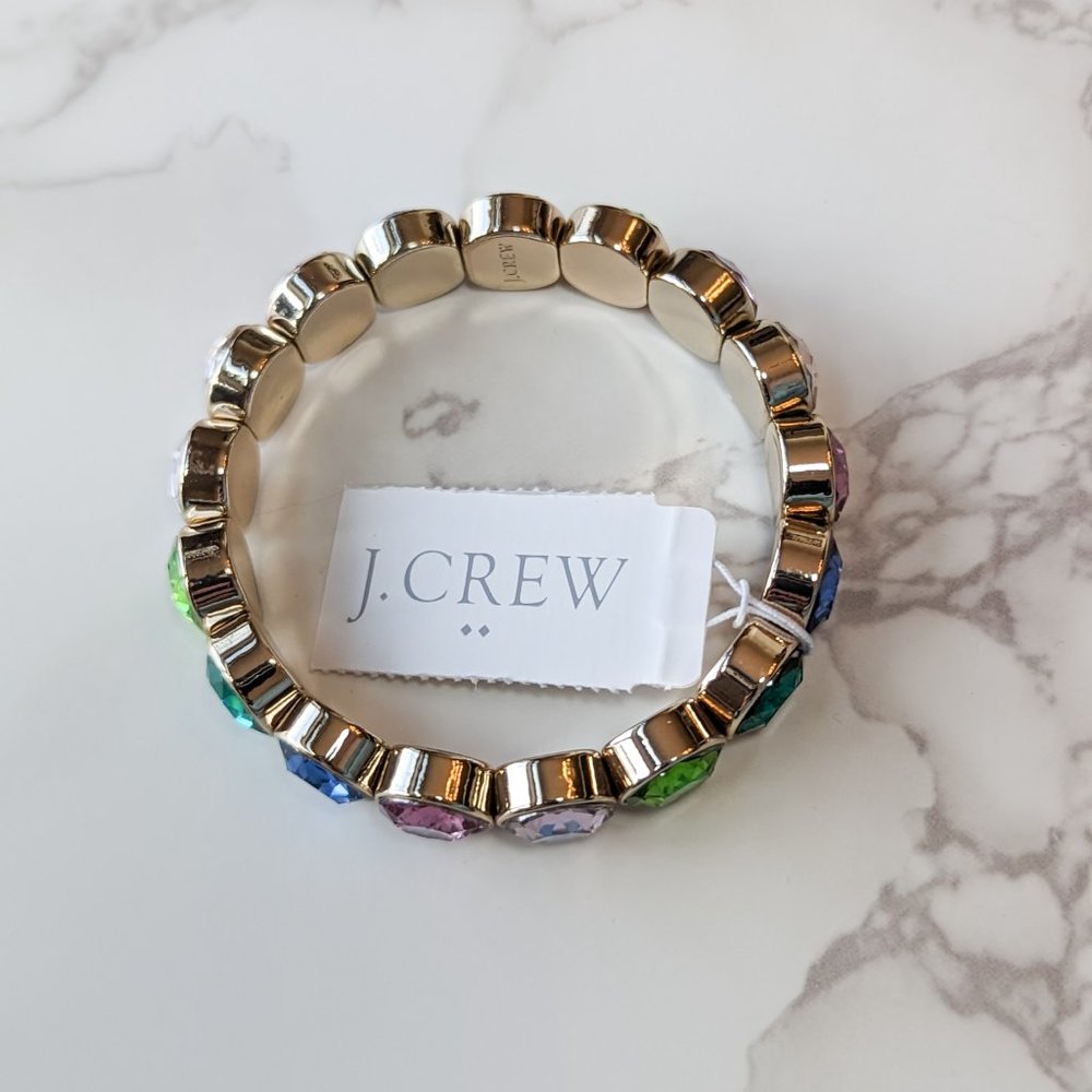 J.Crew Factory Crystal Gem Bracelet - Picture 3 of 5